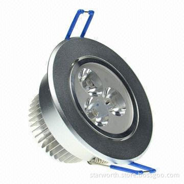 LED Downlight/Ceiling Light with 3W, 80Ra CRI, 2,700 to 5,700K, 80lm/W, CE/CB/SAA/ETL/RoHS Mark